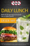Daily Lunch en Fridays: Plato fuerte más ensalada desde $69