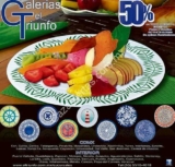 50% de descuento en toda la cristalería en Galerías El Triunfo