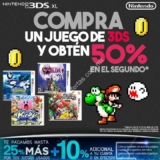 Compra un juego de 3DS en Gameplanet y llévate el segundo con 50% de descuento