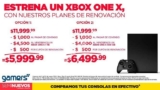 Planes de Renovación Gamers: consola Xbox One X desde $5,999 vendiendo un Xbox One S