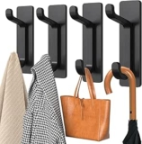 Juego de 4 ganchos de metal con adhesivo para ropa o accesorios baja a un gran precio