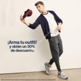En GAP 30% de descuento llevando un outfit con 3 prendas diferentes
