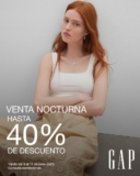 Venta Nocturna GAP: hasta 40% de descuento del 9 al 11 de junio