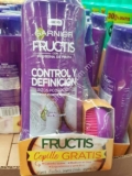 Promoción Garnier Fructis de cepillo Gratis en la compra de un shampoo