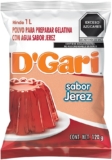 Polvo para gelatina D’Gari sabor jerez baja de precio