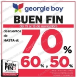 Georgie Boy Buen Fin 2019: del 50% al 70% de descuento