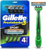 4 pack rastrillos para rasurar Gillette Prestobarba 3 Sport bajan a un tremendo precio