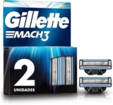 Paquete de 2 repuestos para rastrillos Gillette Mach 3 bajan a un gran precio