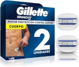2 pack repuestos cartucho Gillette Mach 3 Cuerpo baja de precio