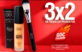 3×2 en todos los productos en la tienda en línea de GOC Make Up hoy sábado