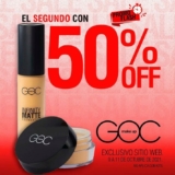 Flash Sale GOC Make Up: 50% de descuento en el segundo artículo en la tienda online