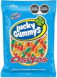 Ositos de jalea varios sabores Lucky Gummies bolsa de 1 kg baja a un precio magnífico