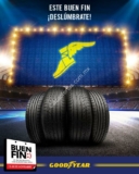 Goodyear Buen Fin 2019: 4X3 en llantas ó 50% de descuento en la segunda llanta al comprar 2