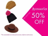 Gorros a mitad de precio y 20% de descuento en accesorios en Accessorize