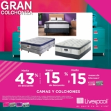 Gran Colchoniza Liverpool 2021: Hasta 43% de descuento en colchones