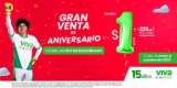 Gran Venta de Aniversario Viva Aerobus: Vuelos desde $1 + TUA desde $225