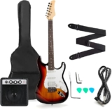 Guitarra eléctrica con amplificador y estuche baja a su menor precio