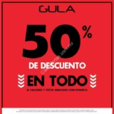 En tiendas Gula productos de toda la tienda a mitad de precio sólo este fin de semana