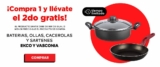 2×1 en ollas, sartenes y baterías de cocina en HEB