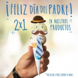 2×1 en Helados Dolphy hoy por el Día del Padre