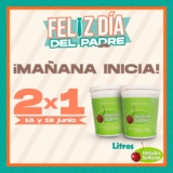 2×1 en litros en Helados Sultana este 18 y 19 de junio 2021