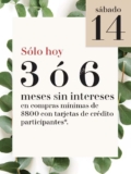 Promoción H&M 12 Días de Navidad 14 de diciembre: 6 meses sin intereses en compras de $800 o más