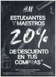 Promoción H&M Día del Maestro: 20% de descuento para estudiantes y maestros