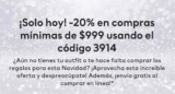 Código H&M de 20% de descuento adicional en compras de $999