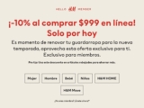 H&M Rebajas finales: 10% de descuento adicional solo hoy domingo 22 de enero