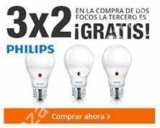 En Home Depot 3×2 en focos Philips