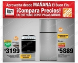 Ofertas en Home Depot El Buen Fin 2014: Pantalla LED de 40″ en $3997, ofertas en productos para el hogar y hasta 24 meses sin intereses