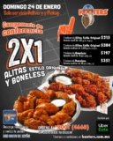 2×1 en alitas y boneless en Hooters por las finales de conferencia de la NFL