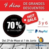 Promociones Decompras.com Hot Sale 2015: Hasta 70% de descuento y hasta 6 msi pagando con Paypal