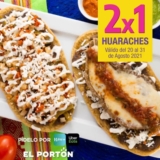 2×1 en huaraches en El Portón hasta el 31 de agosto