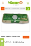 Huevo orgánico a $25 pesos la docena en Sumesa Valle