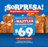 Promoción IHOP: Todos los pancakes y waffles que puedas comer por sólo $69