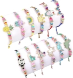 Juego de 12 pulseras divertidas para niñas diferentes modelos bajan a un precio magnífico