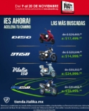 Promociones Italika Buen Fin 2020 del 9 al 20 de noviembre