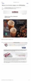 Starbucks 2X1 con tarjetas Visa Banregio