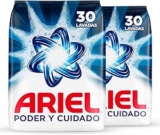 2 pack detergente en polvo Ariel Poder y Cuidado de 3.7 kg baja a su menor precio