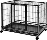 Jaula de metal para mascotas por ruedas y bandeja baja a su menor precio + 6 meses sin intereses