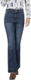 Pantalones de mezclilla jeans para mujer bordados Wrangler High Rise Flare bajan de preci