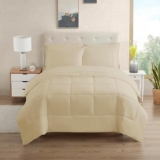 Juego de cama 7 piezas con sábanas, edredón y fundas tamaño king baja de precio