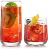 Juego de 16 vasos Libbey Ascent en tamaños 473 y 384 ml bajan a su menor precio por el Hot Sale