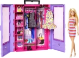Set de juego Barbie Clóset de lujo con muñeca y accesorios baja a su menor precio