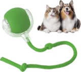Juguete para gatos pelota giratoria automática baja de precio