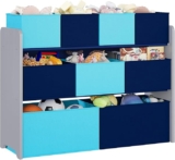 Mueble organizador de juguetes con varios compartimentos baja a un gran precio