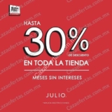 Promoción Julio El Buen Fin 2018: Hasta 30% de descuento en toda la tienda y meses sin intereses
