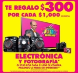 Ofertas Julio Regalado 2015: $300 de descuento por cada $1,000 en electrónica del 31 de julio al 5 de agosto