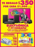 Ofertas Julio Regalado 2015: $350 por cada $1,000 en electrónica y fotografía